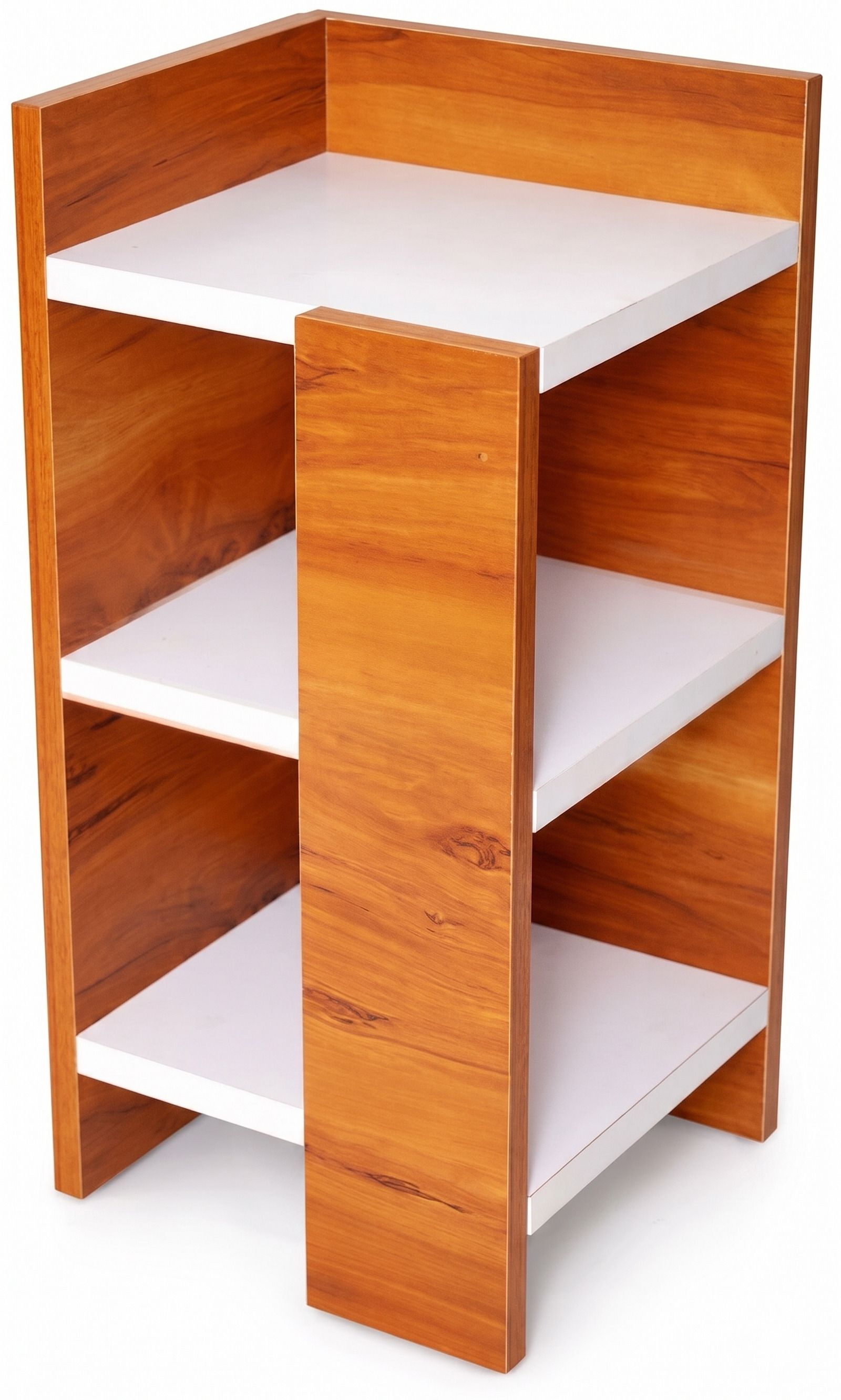 Multi-Layer Wooden Storage Rack Organizer Shelf for Home & Office Engineered Wood Open Book Shelf-image-39