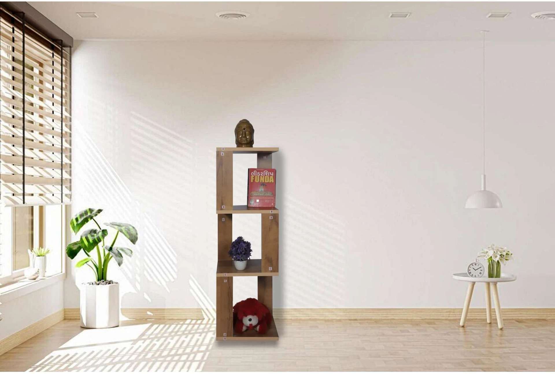 flipkart perfect homes Engineered Wood Open Book Shelf-picture-30