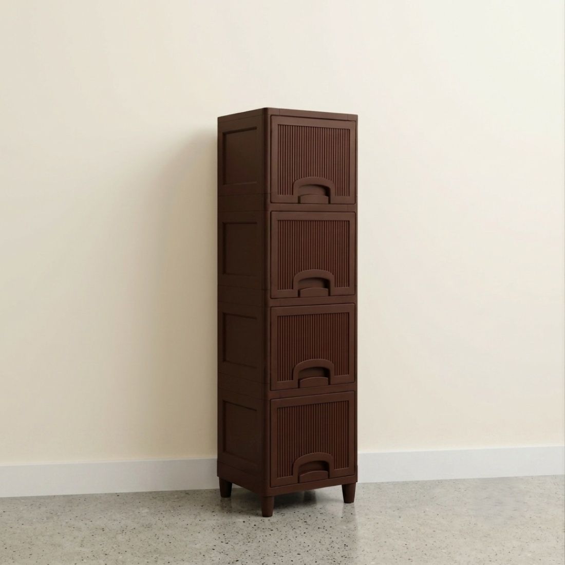 Home Storage Cabinet for Kids Room Plastic Open Book Shelf-image-38