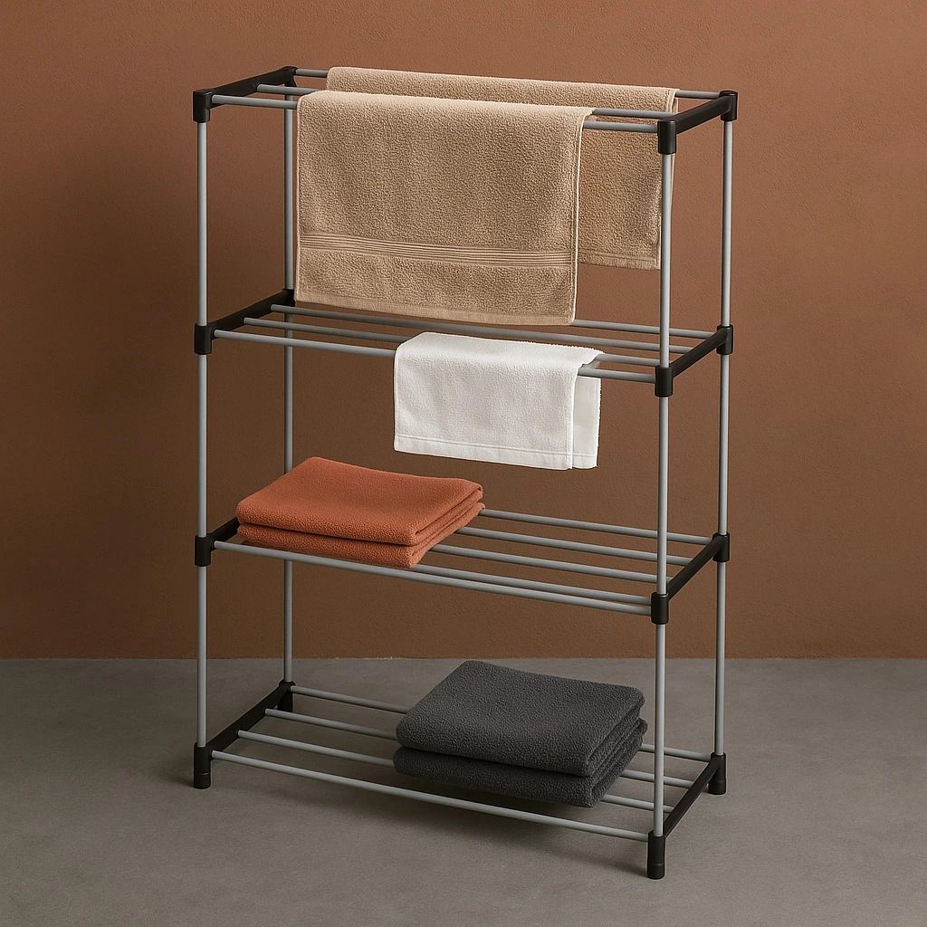 srmaji store Multipurposar Storage rack Plastic Open Book Shelf-picture-10