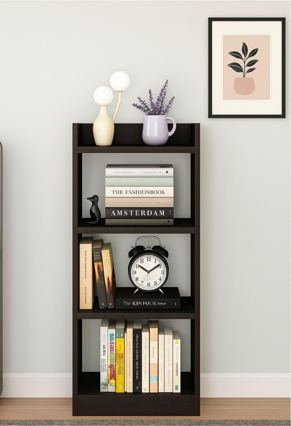 4-Tier Wooden Book Shelf for Kids, Study & Living Room Engineered Wood Open Book Shelf-image-23