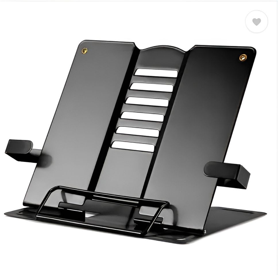 sleek metal book and iPad holder combines functionality with modern design stand Metal Open Book Shelf