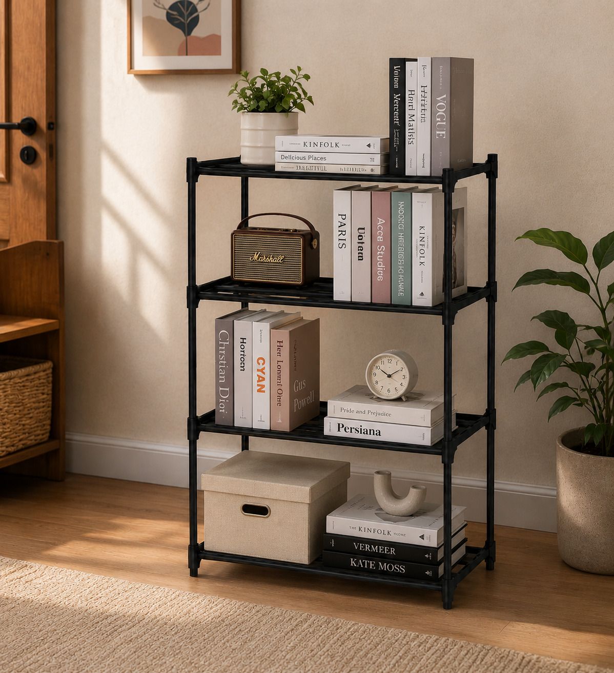 shorya enterprise Plastic Open Book Shelf-picture-25