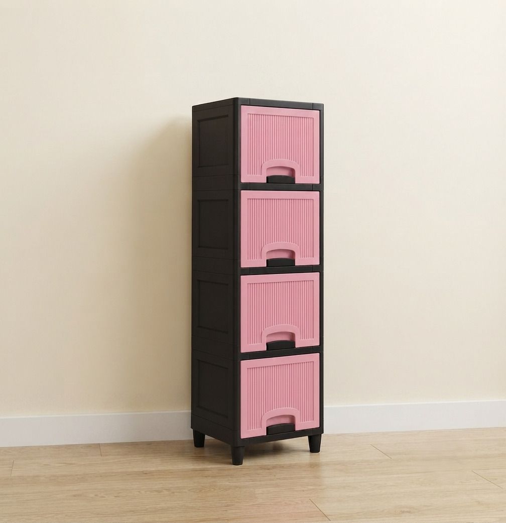 Multi Cabinet Plastic Cupboard For Storage Plastic Drawer Plastic Open Book Shelf-image-29