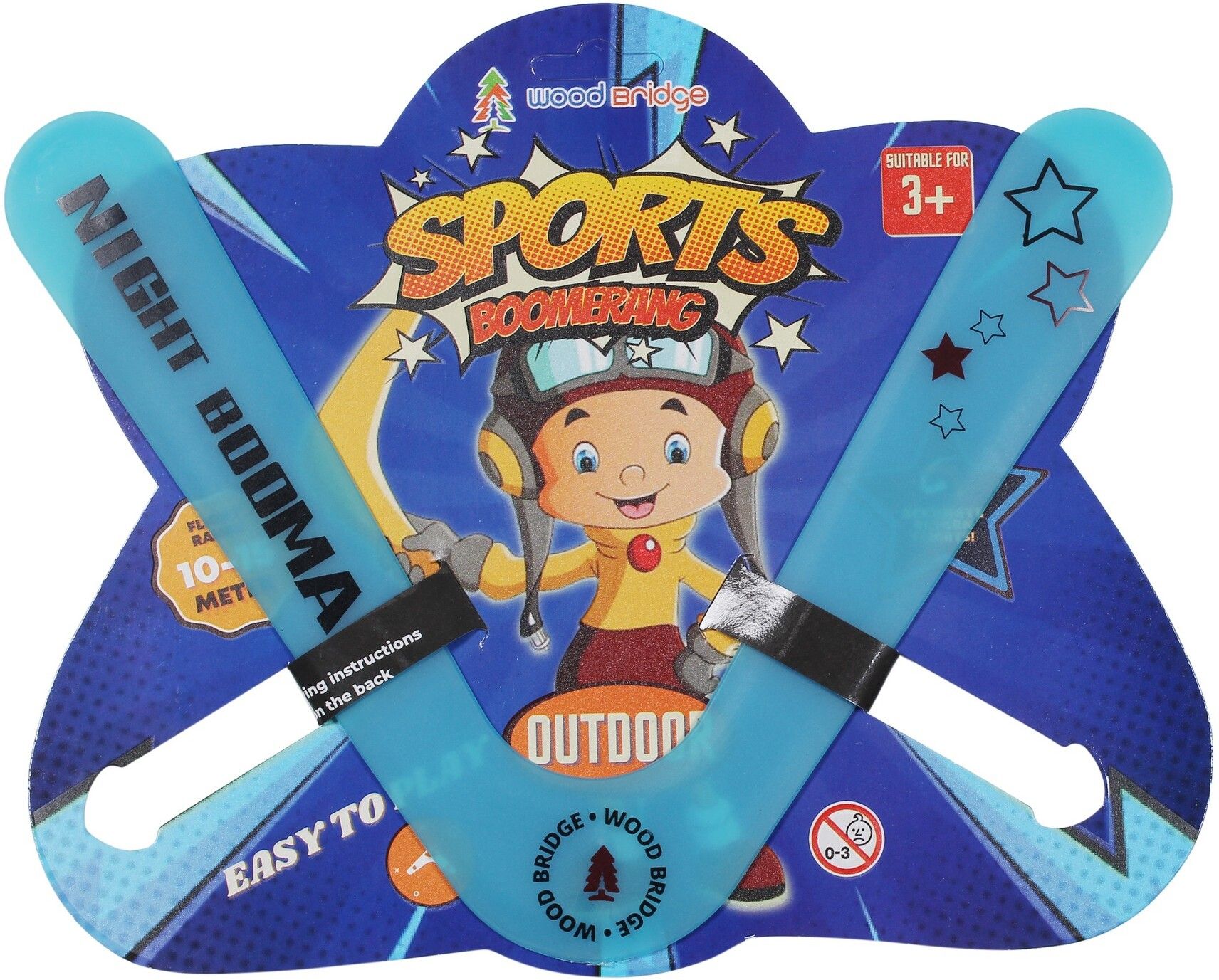 2 wing booma Right Handed, Left Handed Returning Boomerang