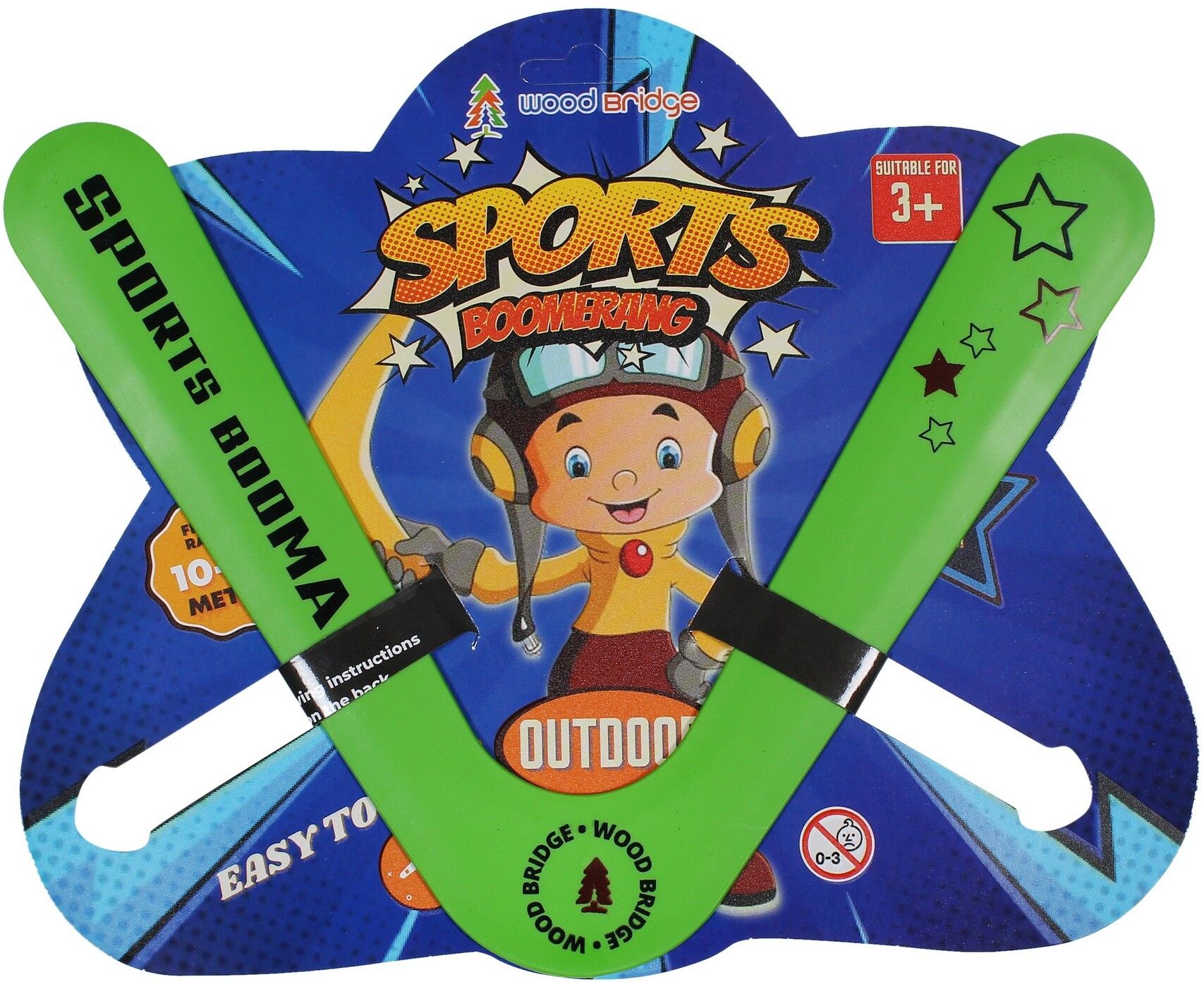 boomrang-09 Left Handed, Right Handed Returning Boomerang