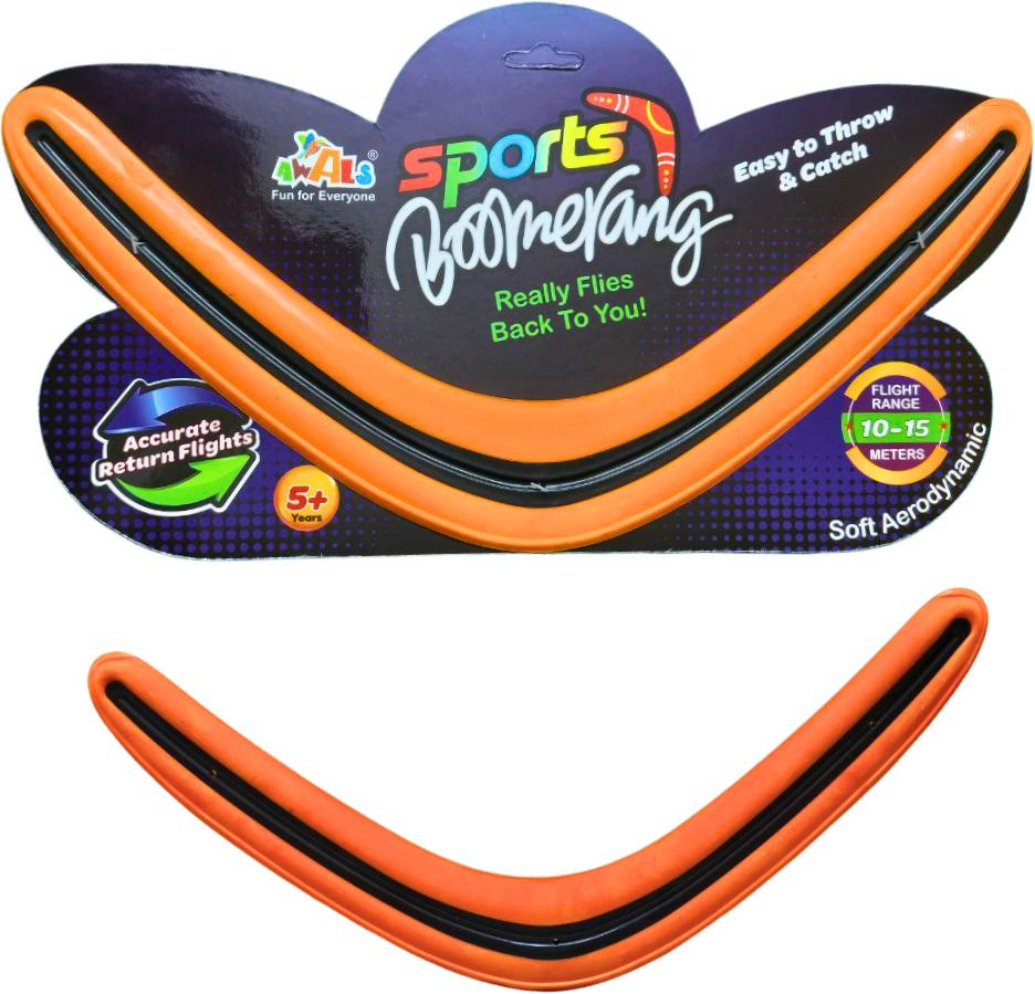 SBR-2025-GRN Left Handed, Right Handed Returning Boomerang