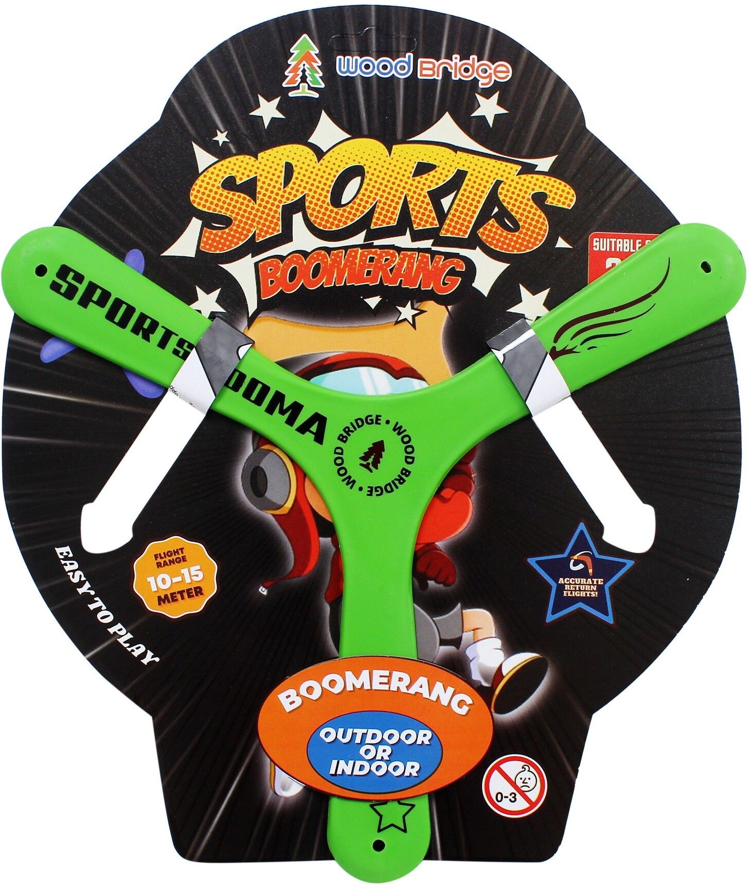Boomerang Sports Right Handed, Left Handed Returning Boomerang