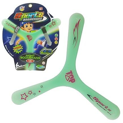morel Boomerang with Night Glow Kids Toy Best Birthday Return Gifts Outdoor Toy Right Handed, Left Handed Returning Boomerang-picture-23