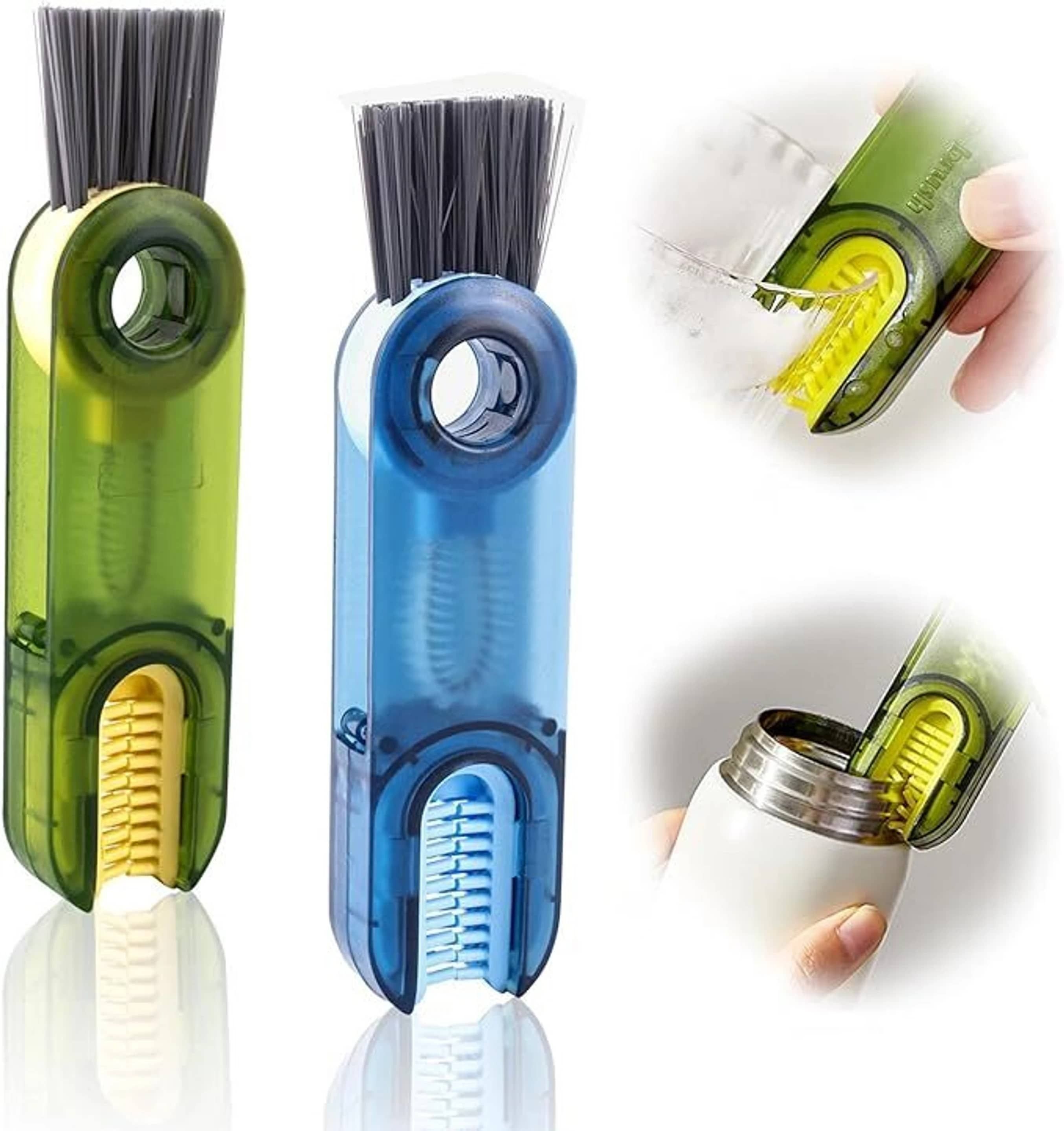 ztocoz 2pcs 3 in 1 Bottle Brush Cleaner for Cup Lid Gap Kitchen Cleaning Tool Tool-picture-14