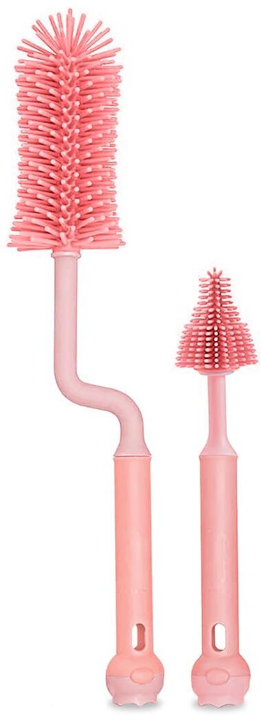 tony stark 360°Movable Silicone Bristle Baby Feeding Bottle Cleaning Brush & Nipple Cleaner-picture-11