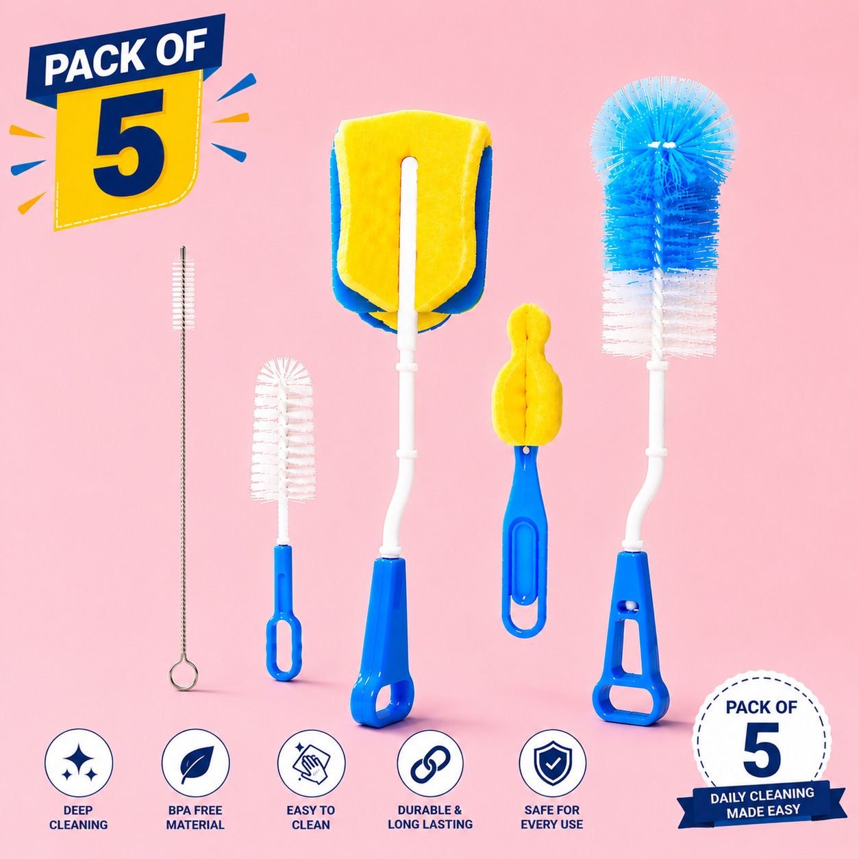 hitshree Baby Bottle Cleaner Combo-picture-26