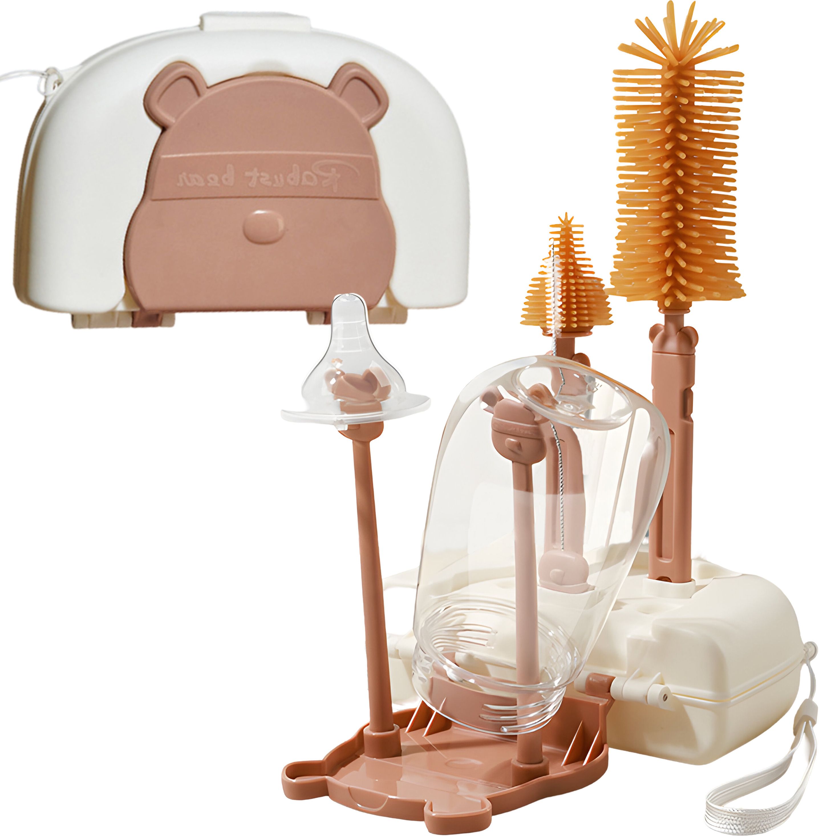 Baby Bottle Brush Set For Your Baby’S Feeding Bottle Brush And Nipple Cleaner-image-46