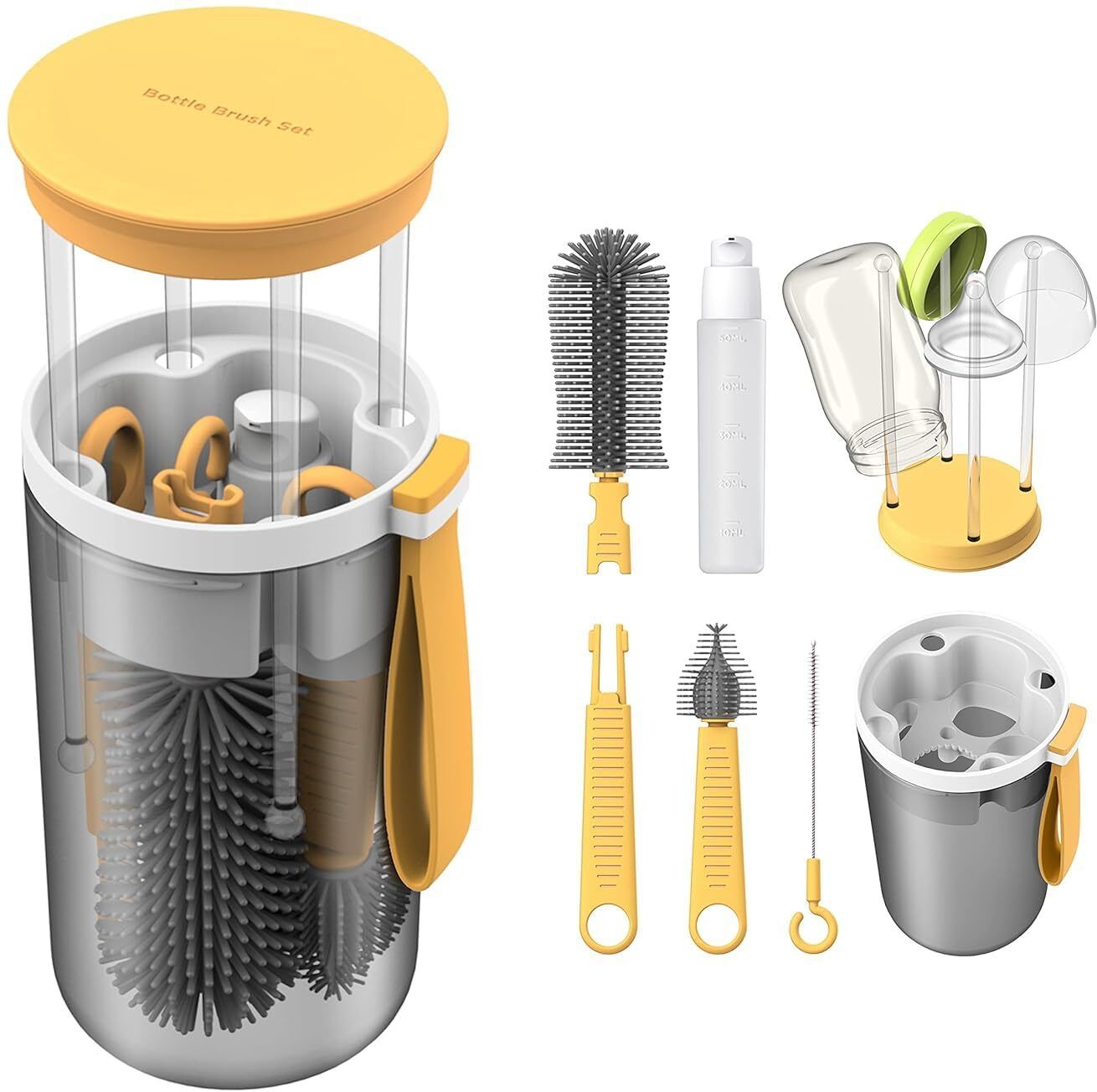 whipbird 6 in 1 Travel Baby Bottle Cleaning Kit-picture-19