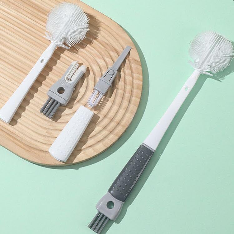 senvox 5 in 1 Cup Cleaning Brush | Soft Bristle for Easy & Scratch Free Cleaning-picture-32