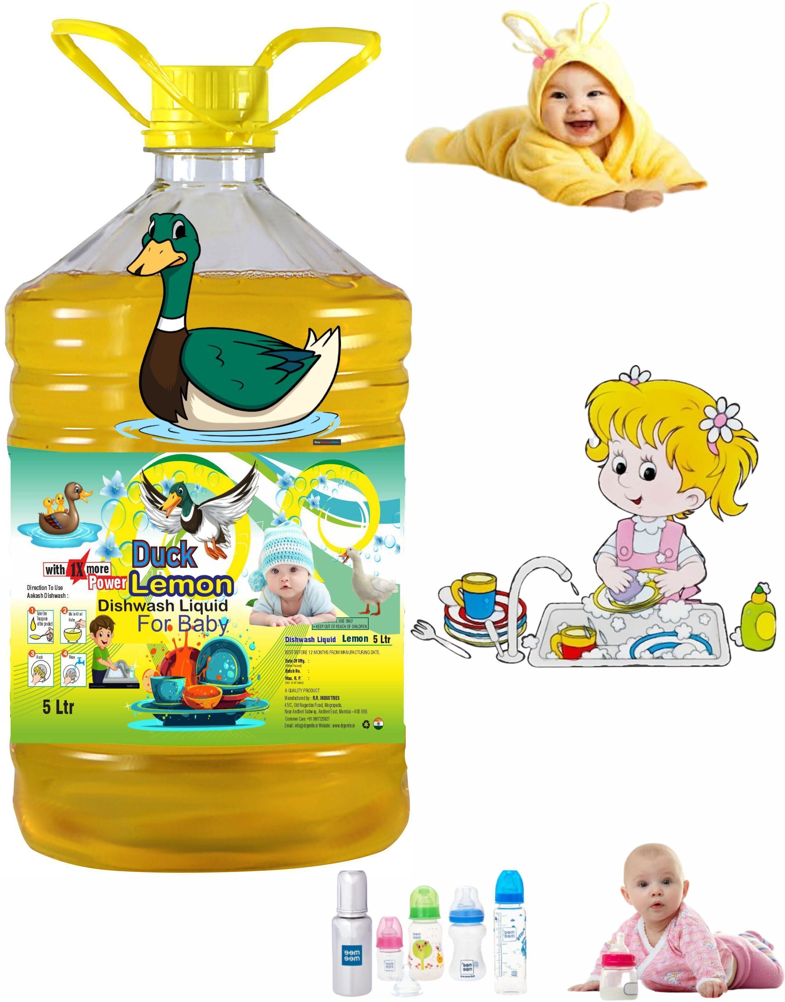 doctorgentle baby bottle cleaner liquid 5Ltr-picture-36