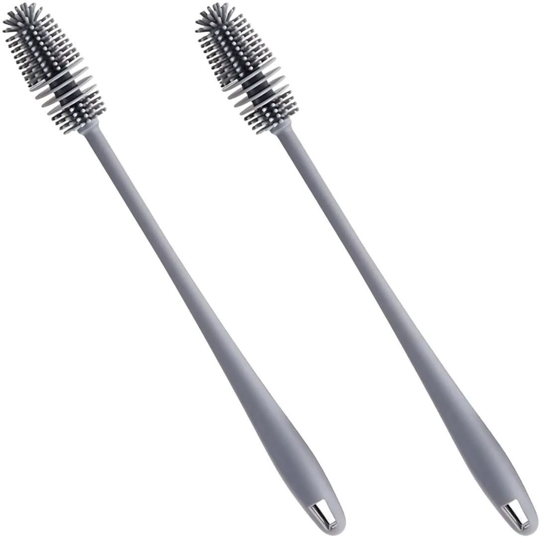 savi Silicone Bottle Cleaning Brush Long Handle Baby Bottle Cleaner Milk Bottle-picture-35