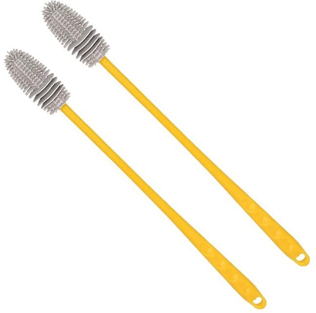 ananth Long Handle Silicone Bottle Cleaning Brush for Feeding Bottles &Glass, Pack of 2-picture-12