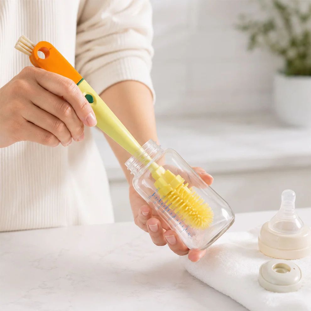 4 in 1 Silicone Bottle Cleaning Brush – Hygienic & Reusable 1 Pc-image-14