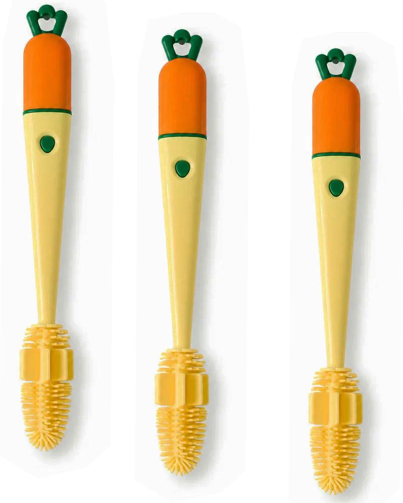 4 in 1 Silicone Bottle Cleaning Brush – Hygienic & Reusable 3 Pc-image-15