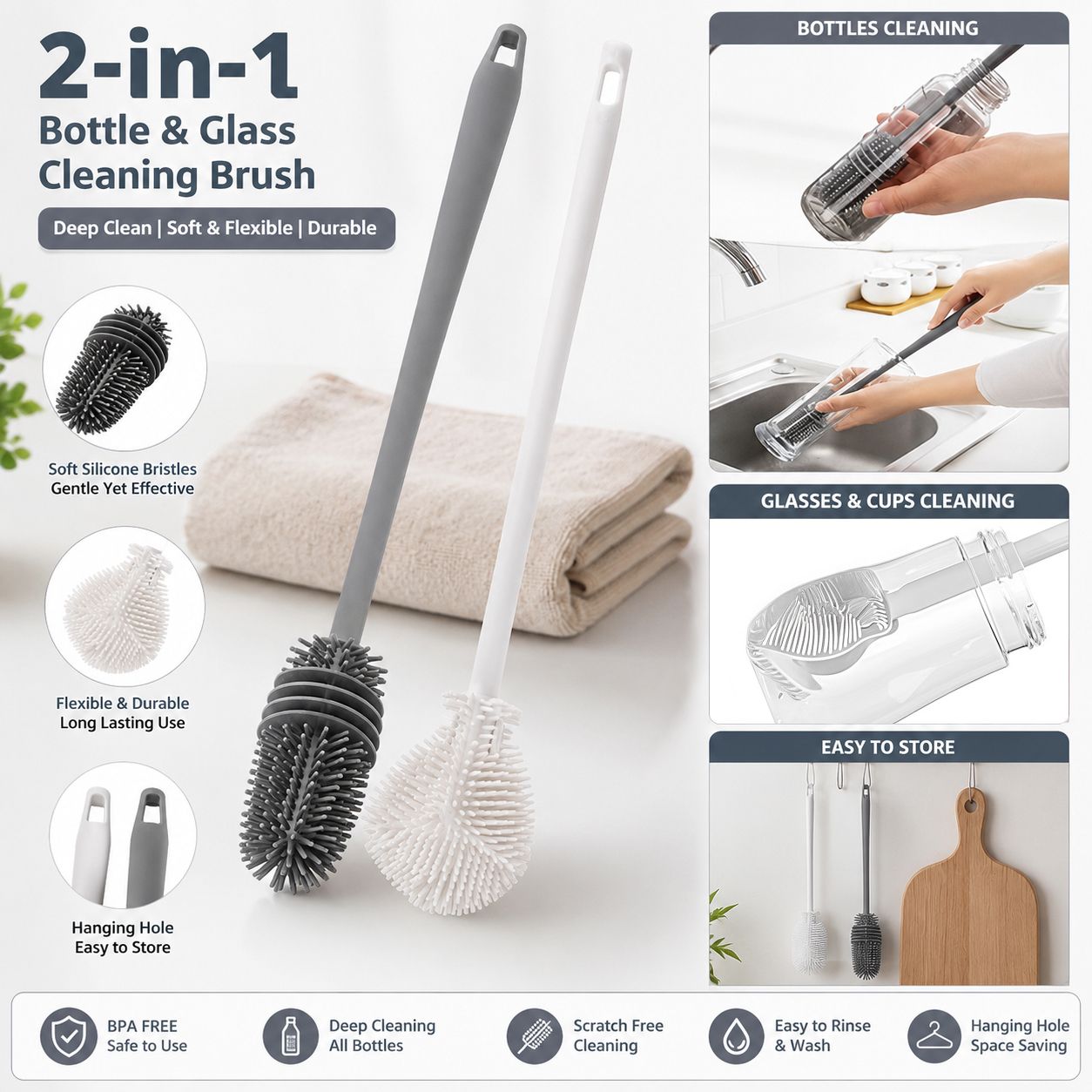 zishi expo 2-in-1 Silicone Bottle & Glass Cleaning Brush-picture-30