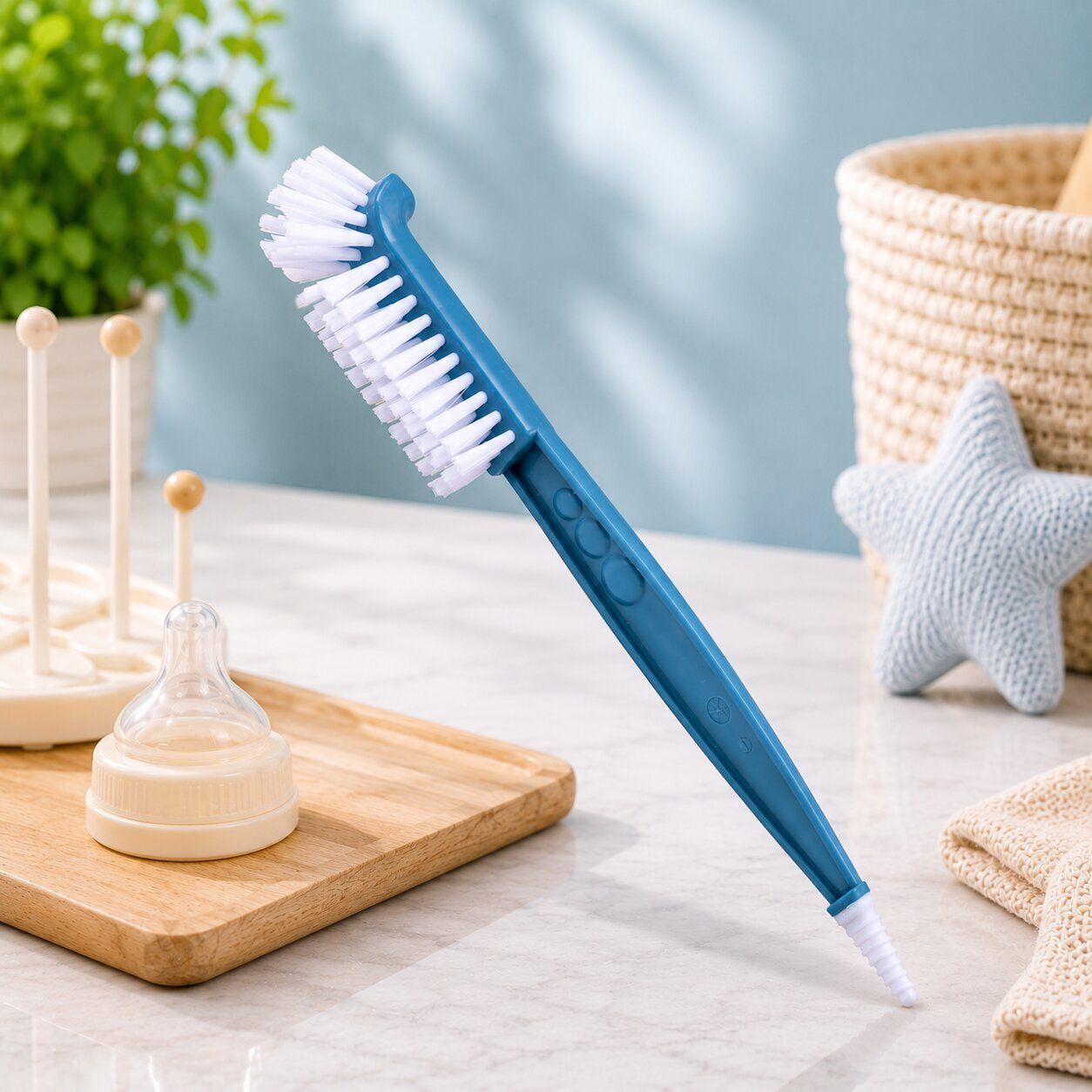 adore Laventine Premium 2 in 1 Bottle and Teat Cleaning Brush with Head Case-picture-28