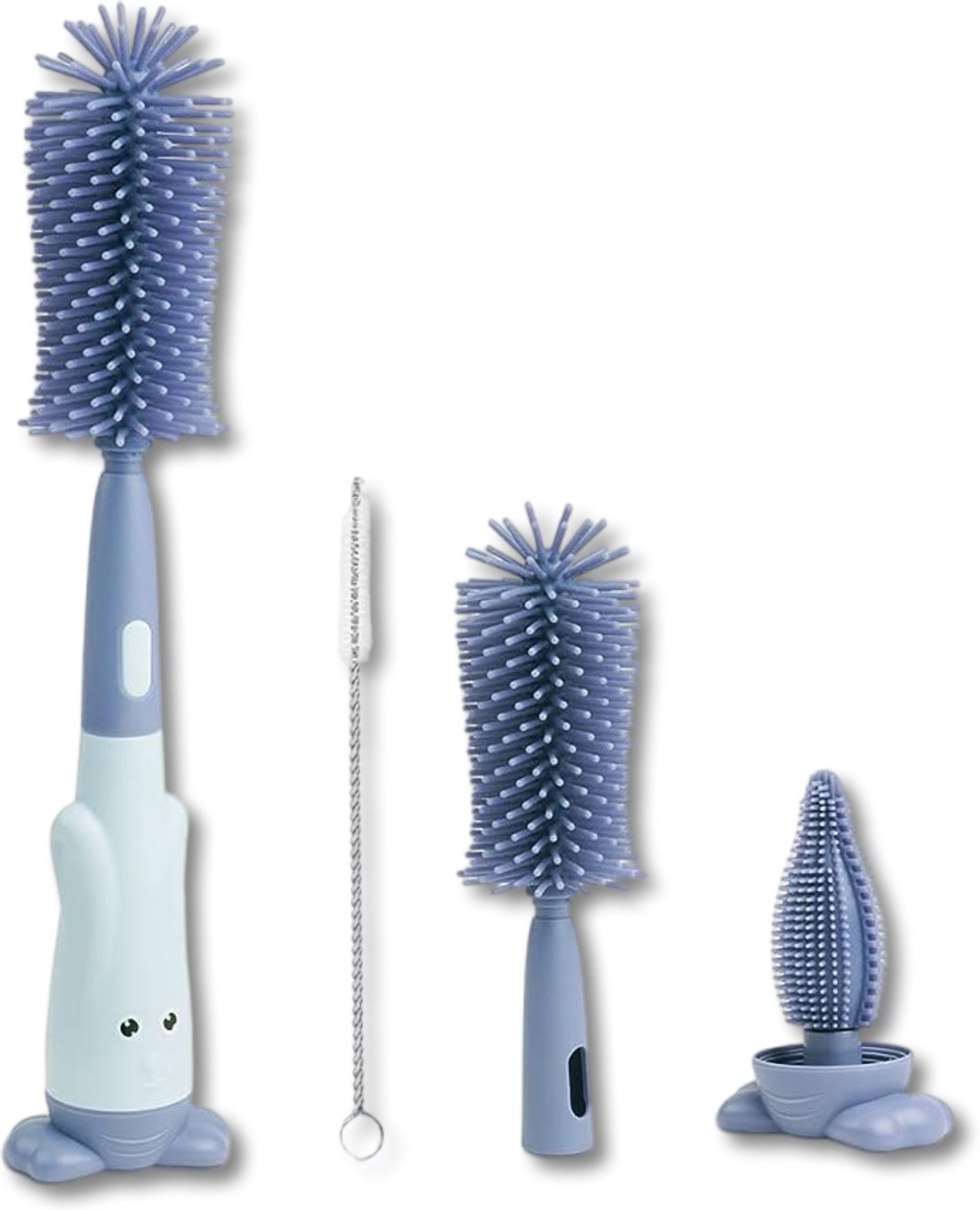 little curious 3in1 Baby Bottle Cleaning Brushes Set : Bottle, Pacifier and Straw Cleaner-picture-24