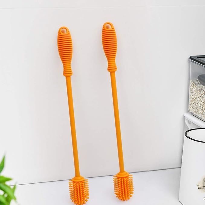 hidix Silicone Bottle Brush with Long Handle Cleaning Brush for Water Bottles-picture-25