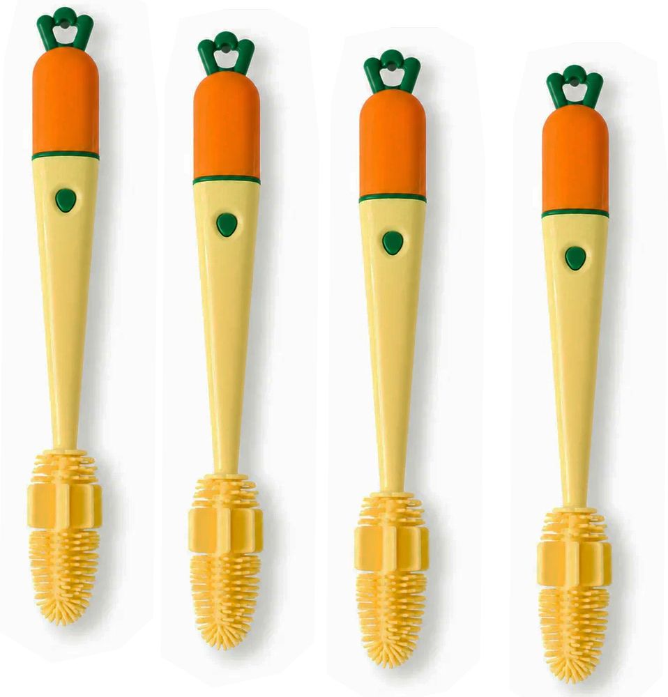 4 in 1 Silicone Bottle Cleaning Brush – Hygienic & Reusable 4 Pc-image-20