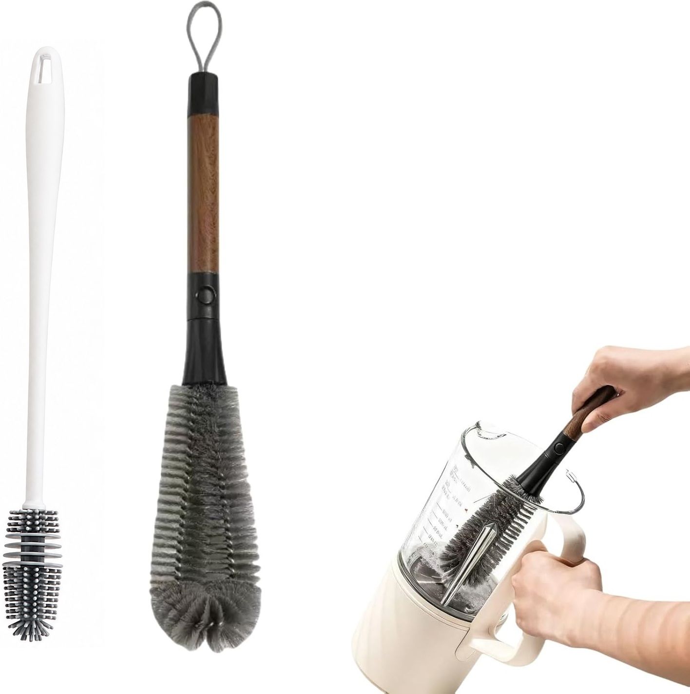 Blender Cleaning Brush With Bottle Cleaning Brush-image-1
