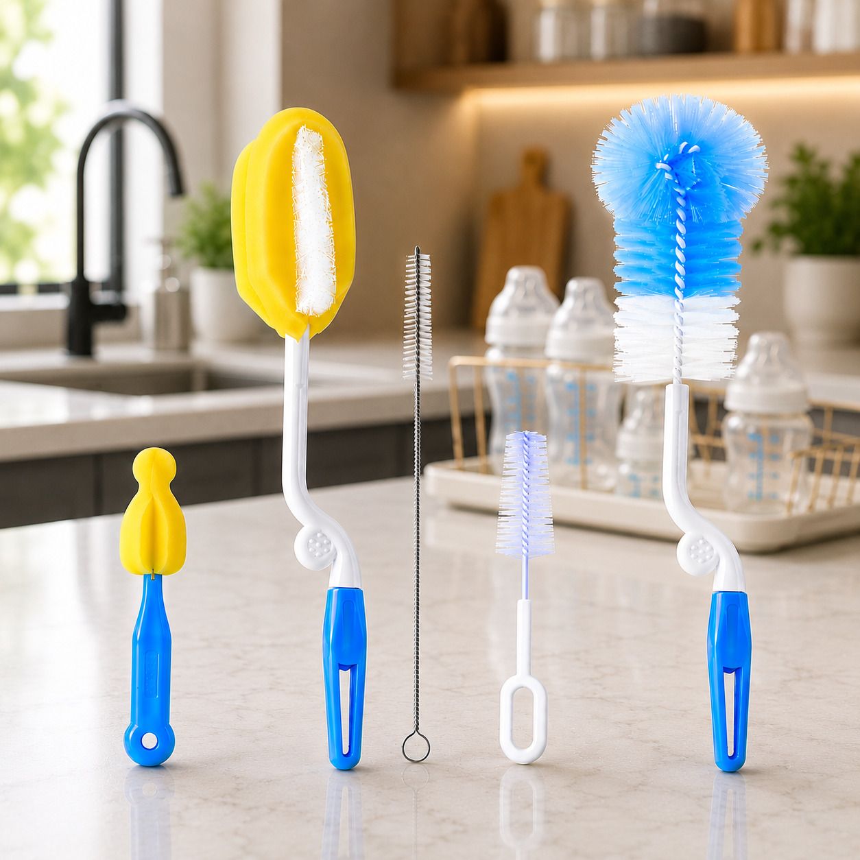 hitshree All Purpose Bottle Brush Set-picture-3