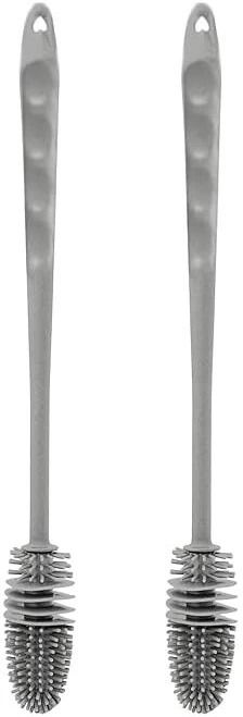 Bottle & Glass Cleaning Silicone Brush with Long Handle-image-13