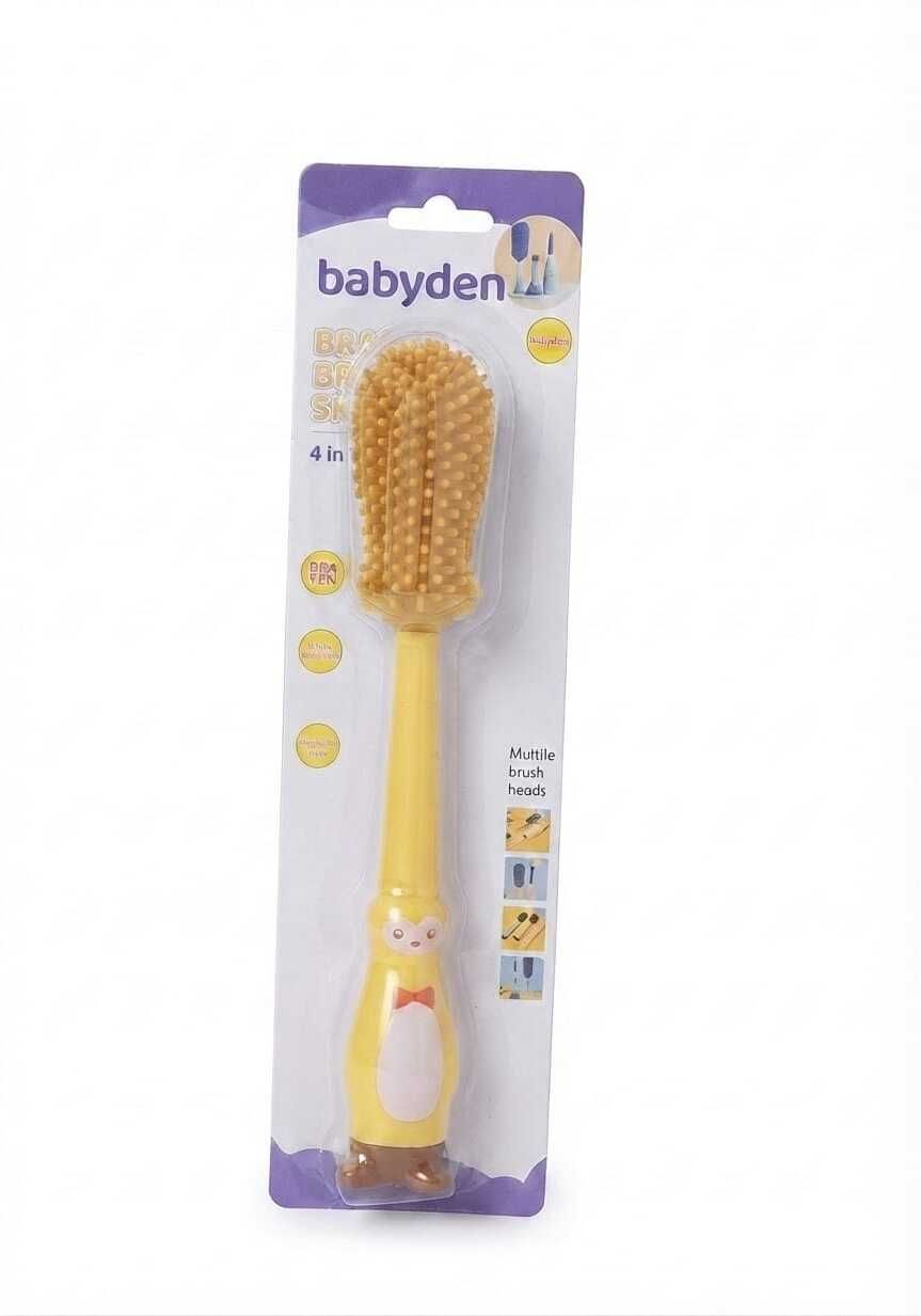 babyden Baby Bottle Brush, 4 in 1 Bottle and Cleaning Brush-picture-33