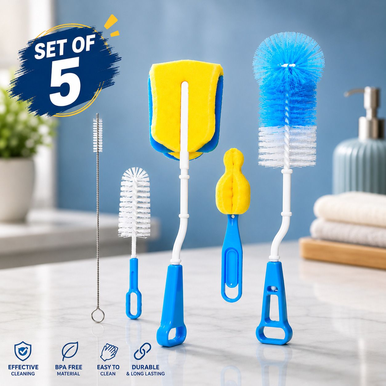hitshree Baby Bottle Care Cleaning Kit-picture-35