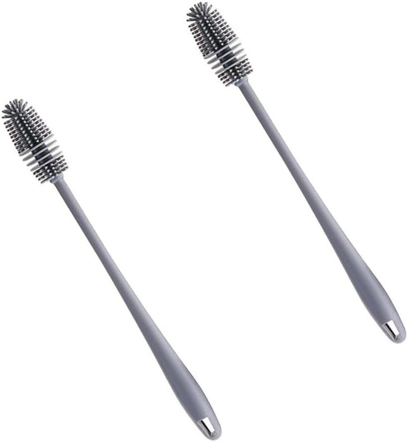 Clean and Safe Silicone Bristle Brush for Baby Bottles-image-8