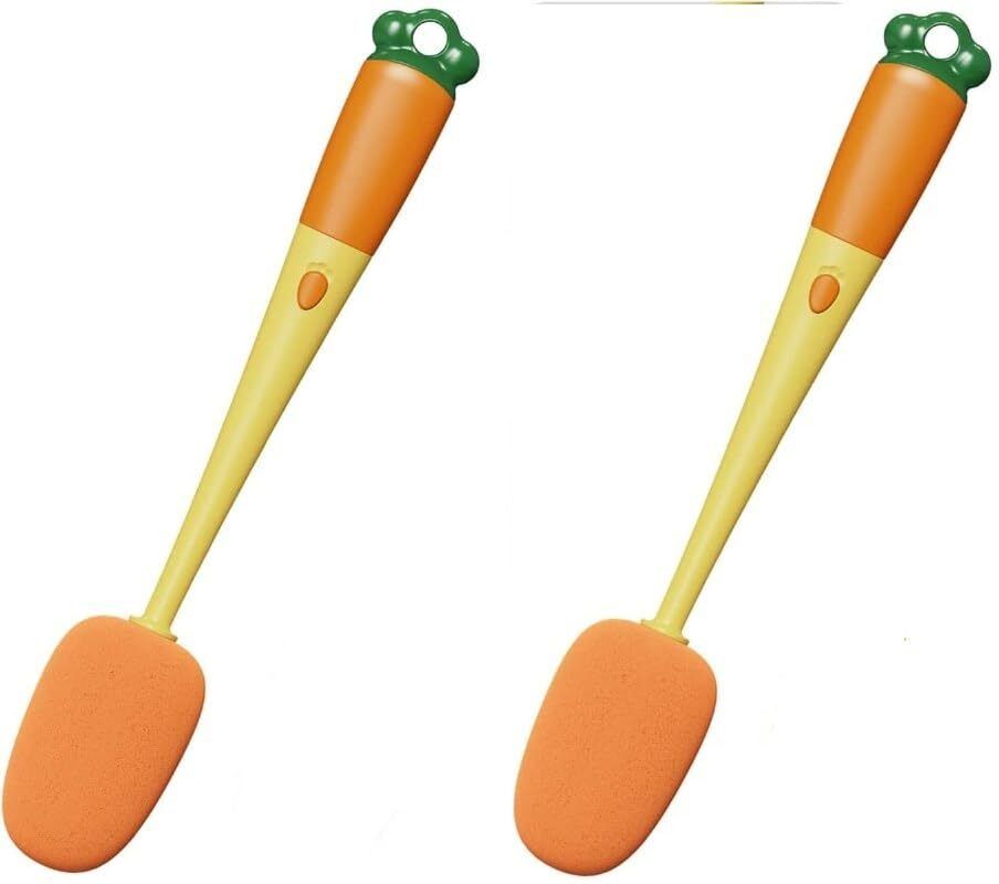 rishav handicraft Long Handle Sponge Cleaning Brush for Bottles, Jars & Glassware-picture-27