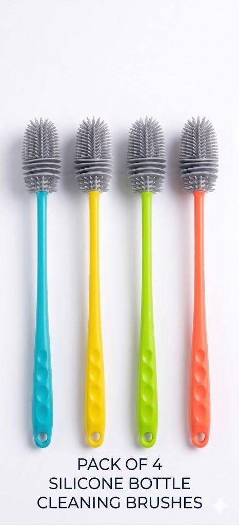 krishna creations Silicon Bottle Brush-picture-17