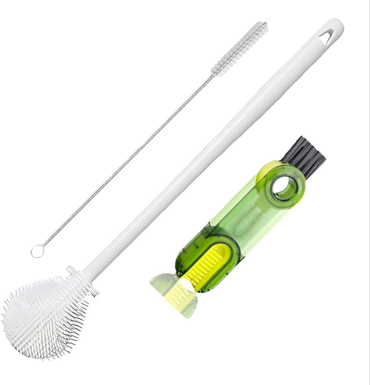 atrmitra Silicone Cup Brush with Long Handle + Straw Cleaner + Multi-Function Gap Brush-picture-25