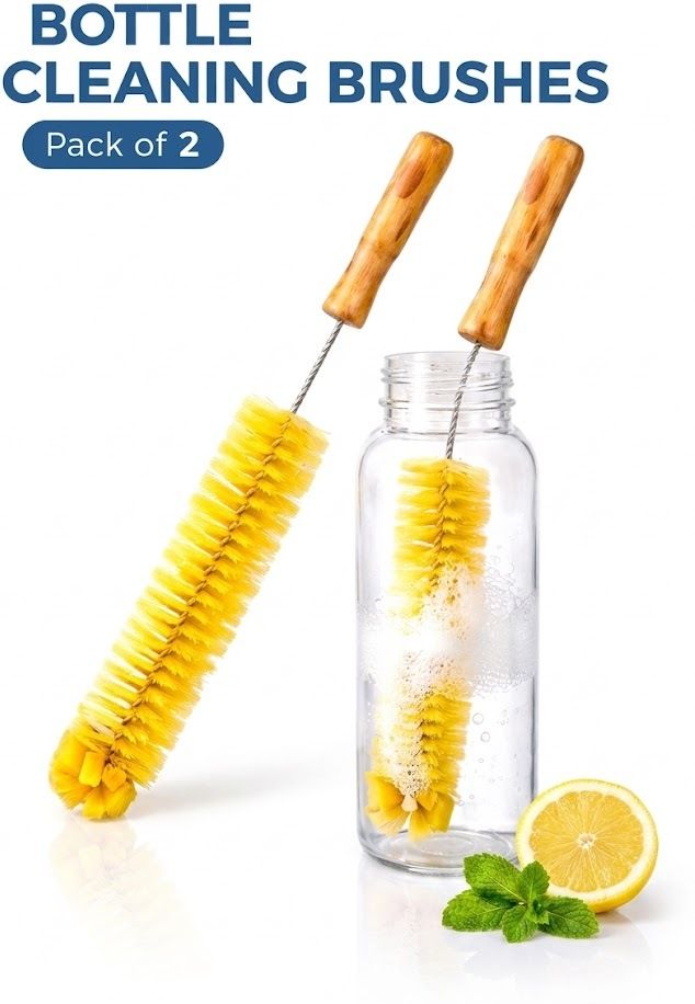 elite Wooden Handle Bottle Cleaning Brush-picture-35
