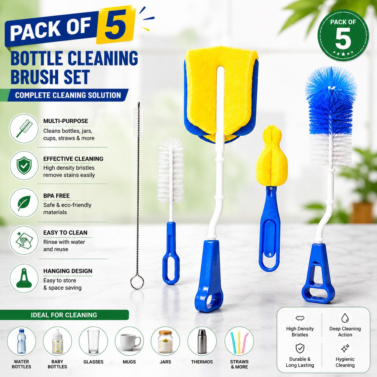 hitshree Baby Bottle Wash Brush Set-picture-38