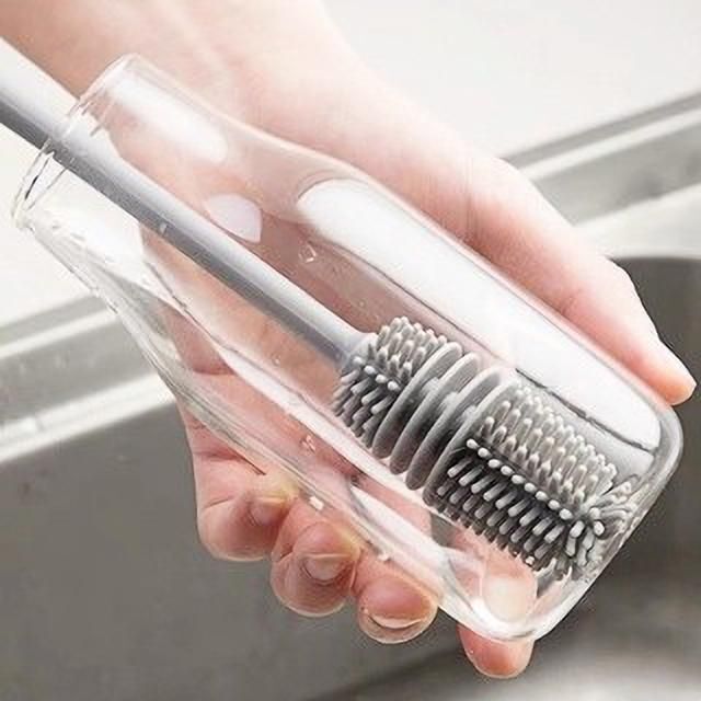 Bottle Cleaning Brush Long Handle Baby Bottle Brush-image-16