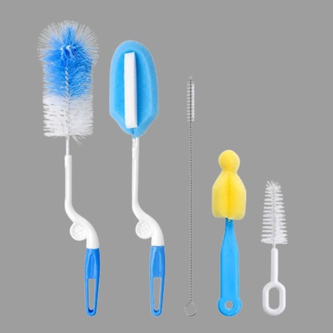 jilsons Bottle Brush Set with Straw Cleaner & Nipple Brush for Baby Feeding-picture-28