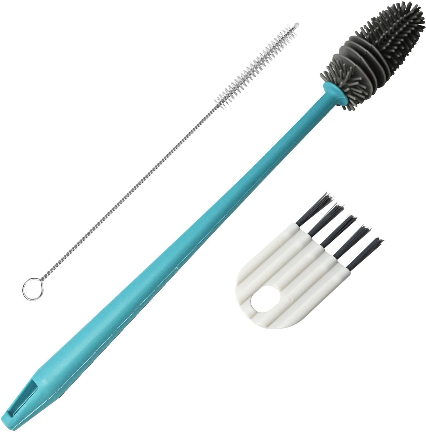 Silicone Cleaner with Thermos Lid, Straw Cleaner Multi-purpose Tools for Kitchen-image-35