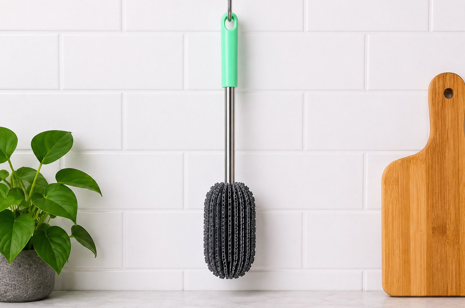 miniaura Premium Stainless Steel Bottle Cleaner Brush (Long Reach)-picture-17