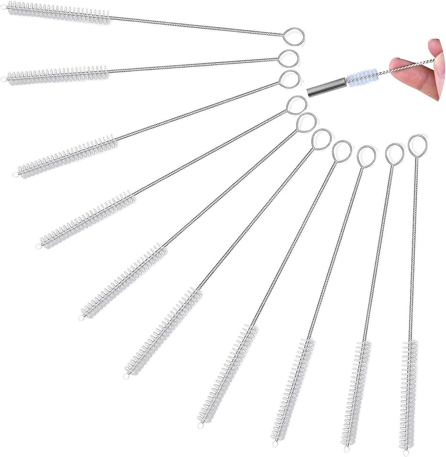 9Inch Straw Cleaner, Bottle Cleaning Brushes, Pipe Tube Cleaning (Pack of 10)