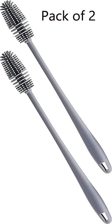 Silicone Cleaning Brush Long Handle for cleaning Water Bottle,Vase and Glassware