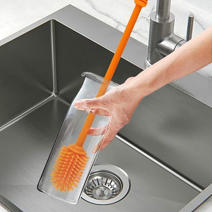 Water Bottle Cleaner for Baby Bottles, Hydro Flask, Vacuum Sports Bottle, Vase-image-21