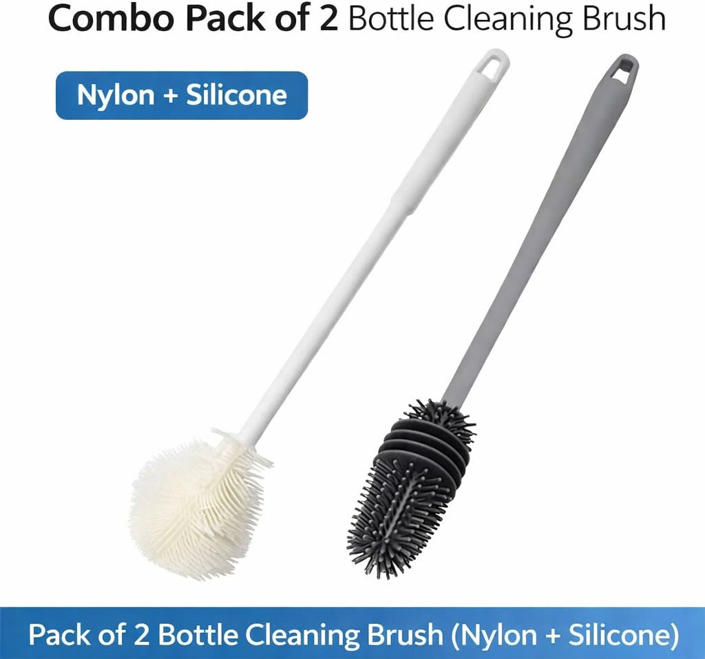 sarthu Deep Cleaning Brush for Water Bottles Baby Bottles Glassware & Kitchen Use-picture-27