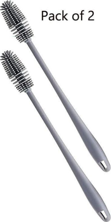 shubhamsingh 360 Degree Rotating Silicone Bottle Brush-picture-34