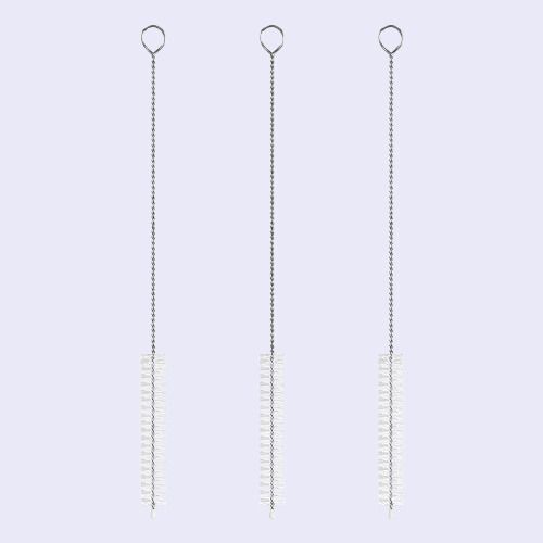 mishi Straw Cleaner Brush, Reusable Stainless Steel Handles----picture-9